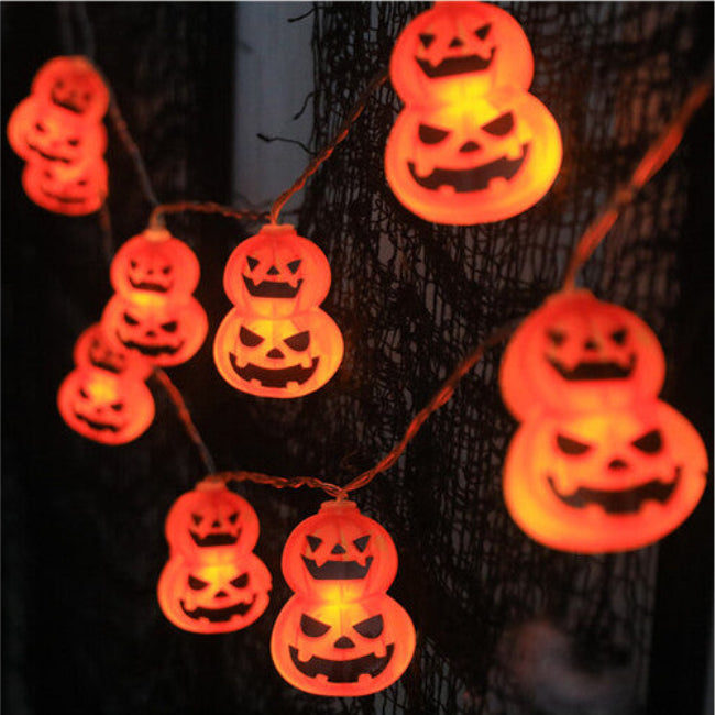 (A) 9.84 ft 20 LEDs Halloween Lights Party Decor