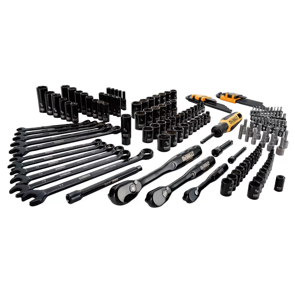 184 piece mechanics tool set with sockets ratchets and storage case - 2