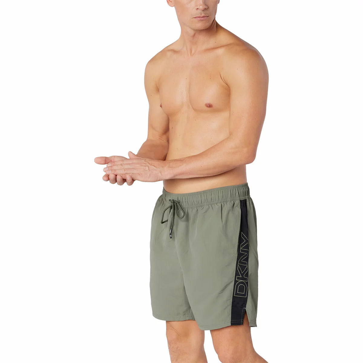 DKNY Men's Swim Shorts lightweight quick-dry swim trunks for beach and pool wear/5