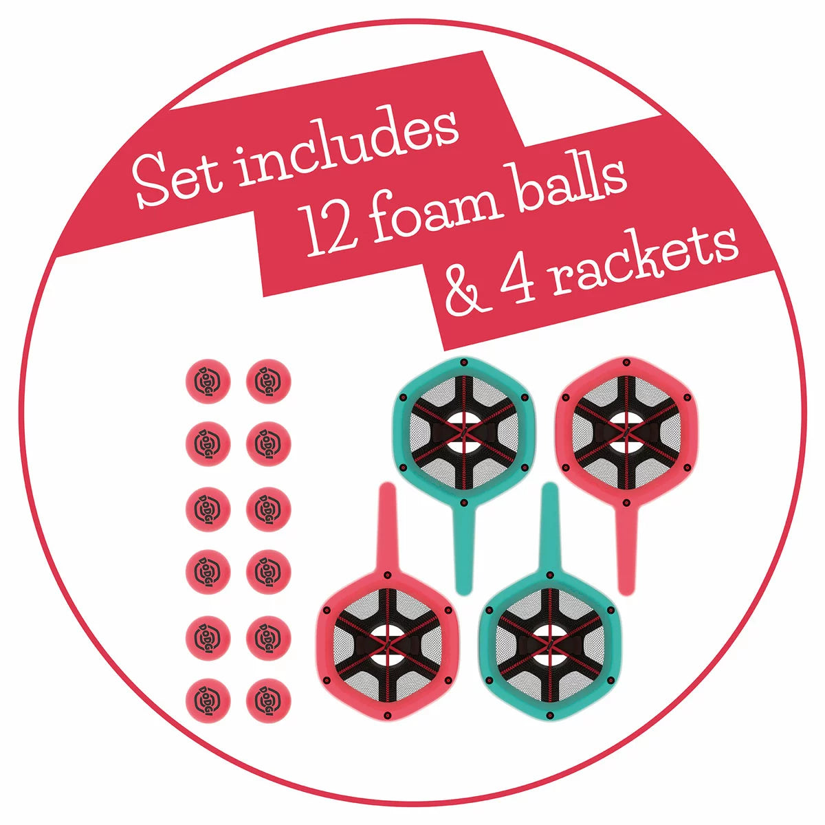 Dodgi Shoot and Catch 4 Pack outdoor catch ball game set for kids and teenagers aged 10 and above/4