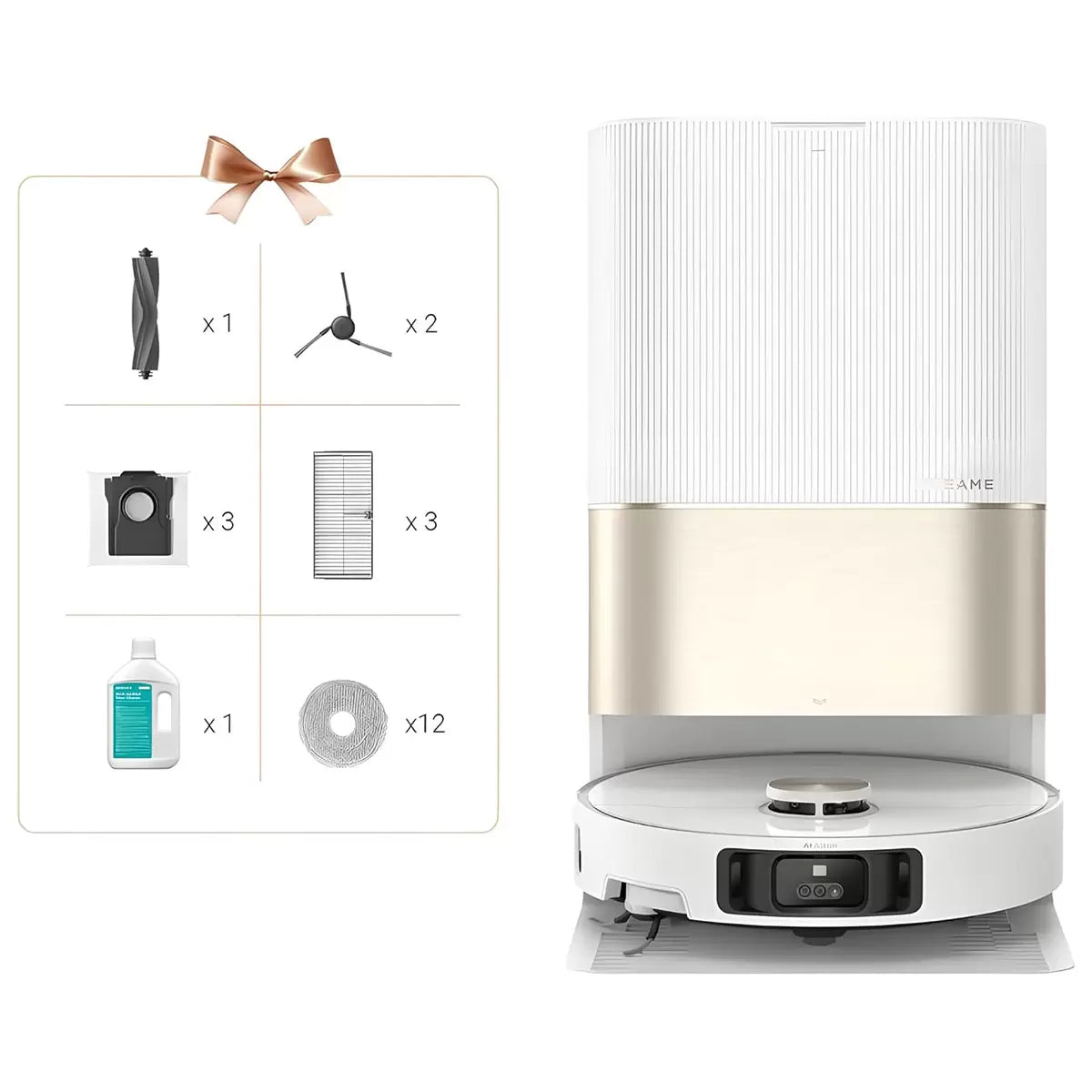 Dreame X40 Ultra Complete Robot Vacuum and Mop RLX63CE-2 with self-cleaning dock and auto-empty system cleaning home floors