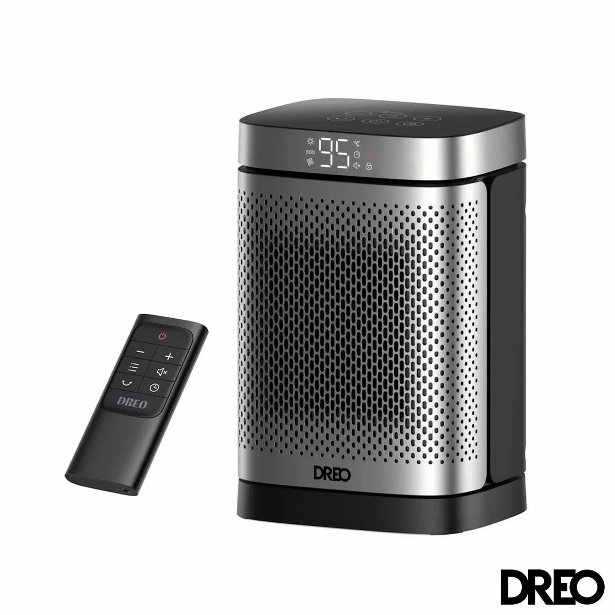 Compact space fan heater for fast room heating and comfort - 1