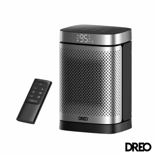 Compact space fan heater for fast room heating and comfort - 1