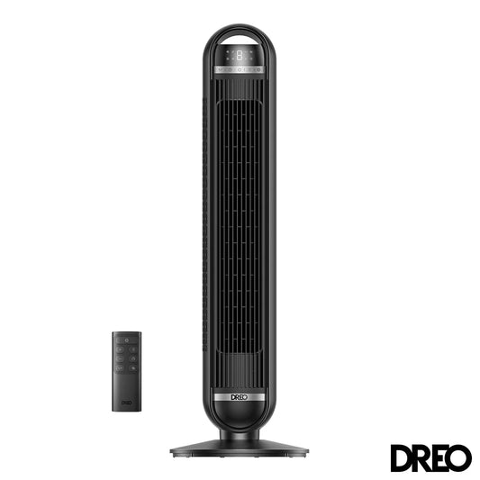 Dreo Nomad One Tower Fan DR-HTF014 black quiet oscillating cooling fan for bedrooms and offices