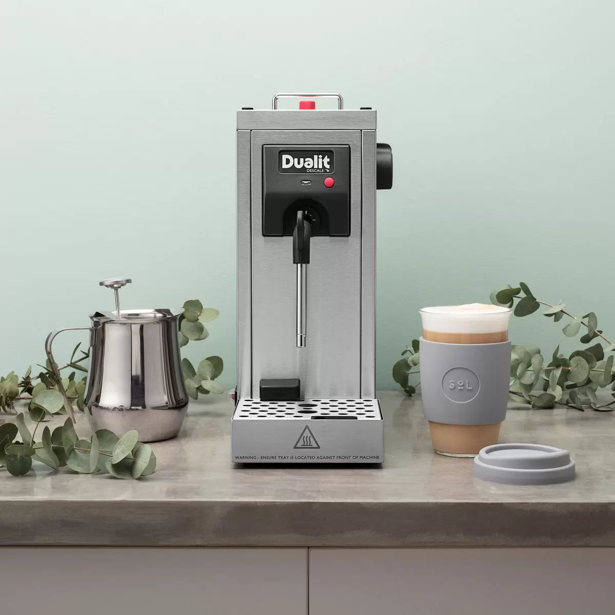 Dualit Café Cino Milk Steamer 84850 electric milk frother for cappuccino latte and hot chocolate preparation/2