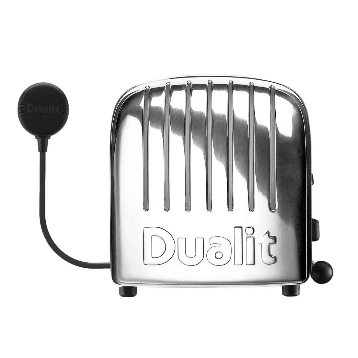 Dualit Classic 4 Slot Toaster 40590 in polished stainless steel with sandwich cage for family breakfast toasting and toasted sandwiches
