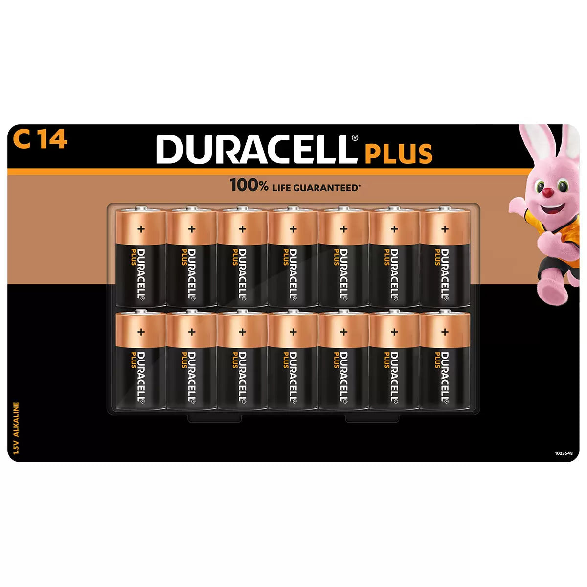 Duracell Plus Power C Batteries 14 Pack for reliable long-lasting household device power