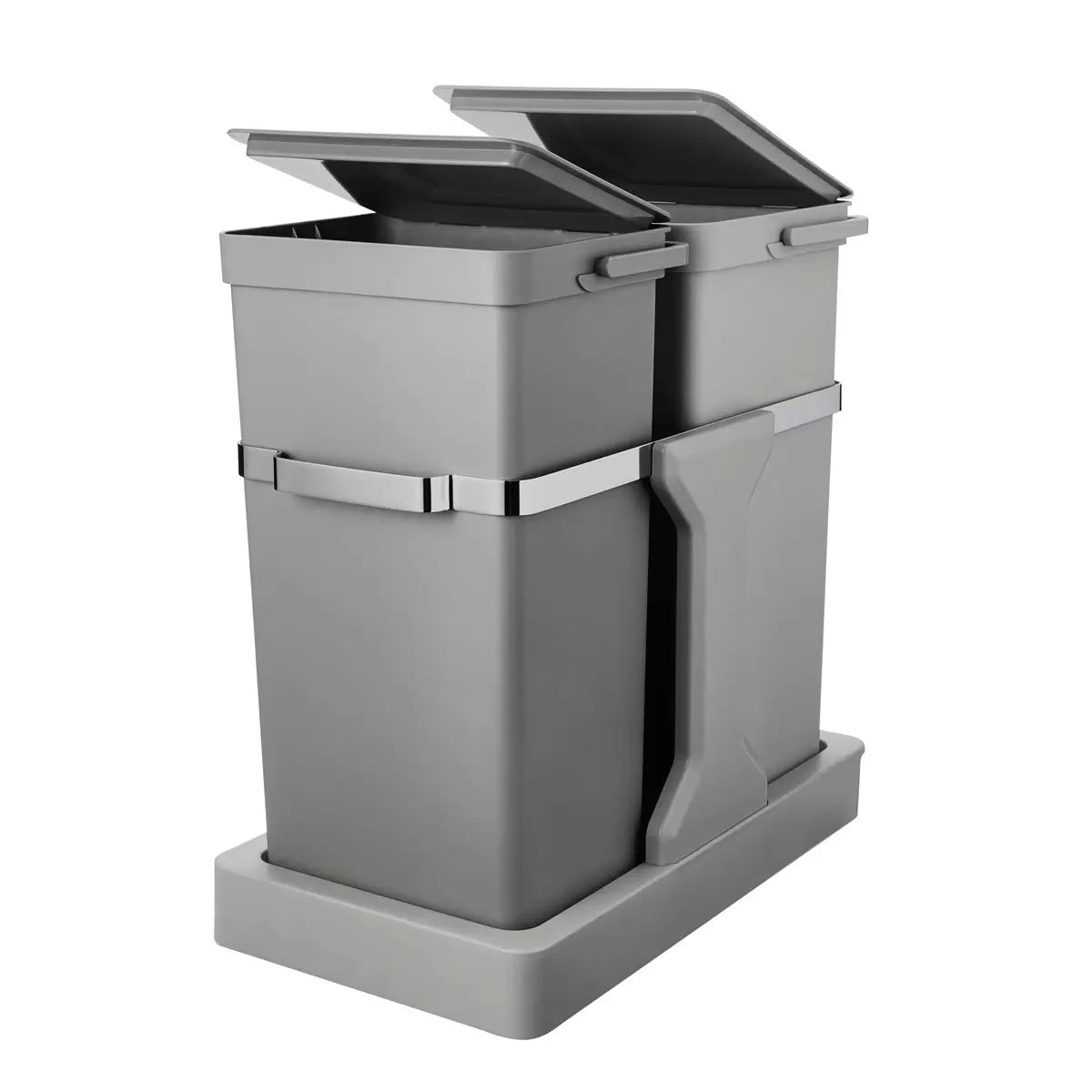 EKO Deco Duo 20+15L pull-out recycling bin under-sink dual compartment kitchen waste system