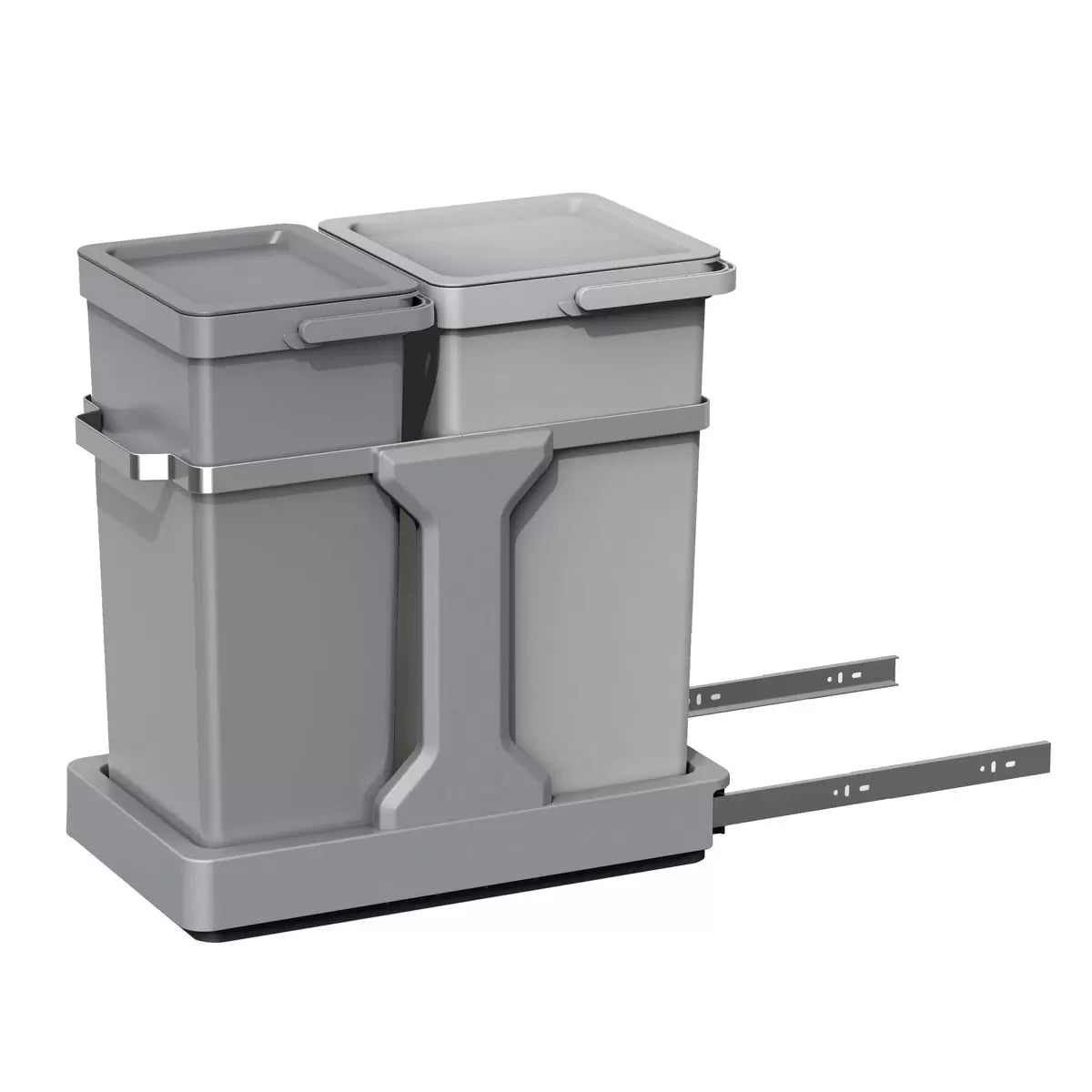 EKO Deco Duo 20+15L pull-out recycling bin under-sink dual compartment kitchen waste system