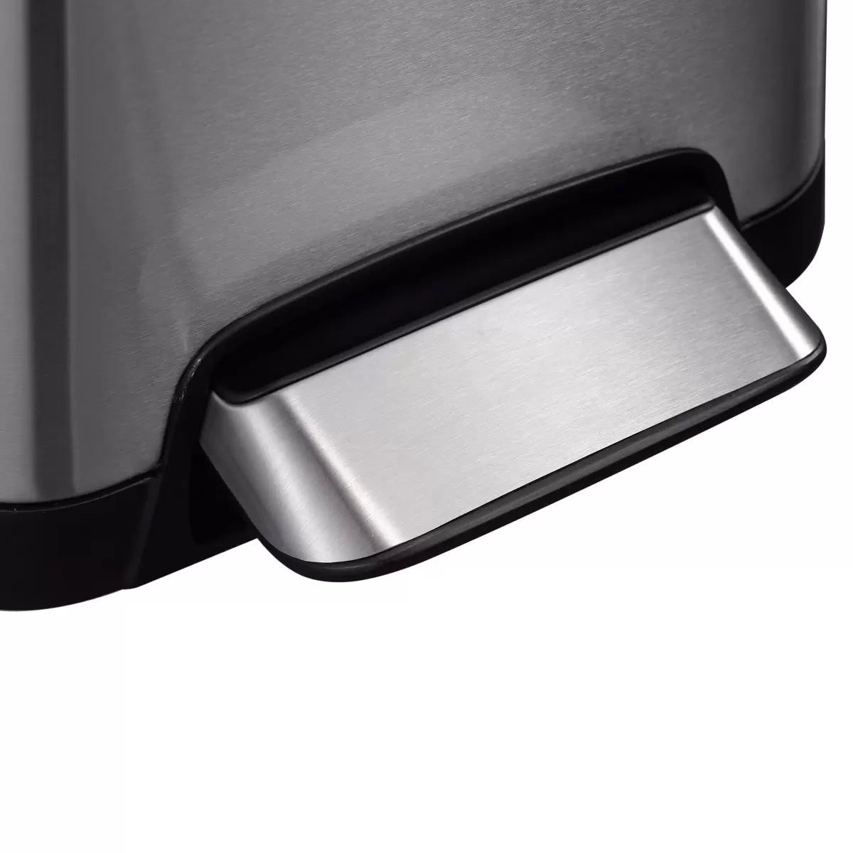 EKO Ecofly 30L stainless steel bin with odor-sealing technology for compact kitchen or office waste.