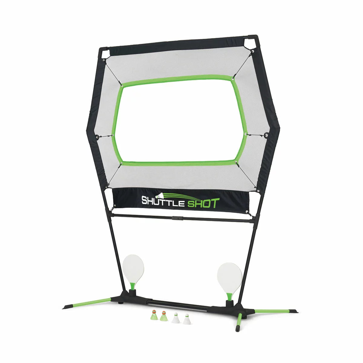 outdoor shuttle shot game set easy setup family backyard fun