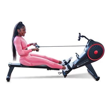 Echelon Row Smart Rowing Machine with smart connectivity for full body cardio workouts and interactive home fitness training
