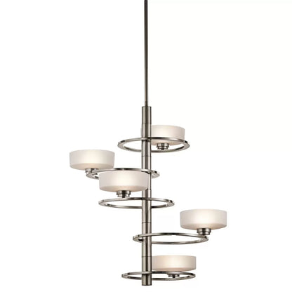 Elstead Aleeka 5 Light Chandelier with elegant multi-arm design for luxury ambient ceiling lighting
