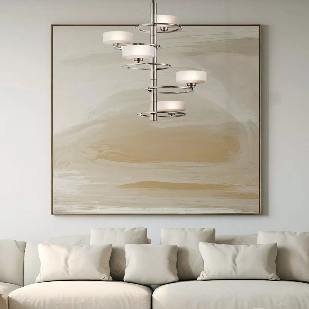 Elstead Aleeka 5 Light Chandelier with elegant multi-arm design for luxury ambient ceiling lighting