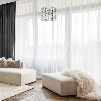 Elstead Shoal 1 light pendant minimal modern ceiling light with elegant decorative finish for interiors
