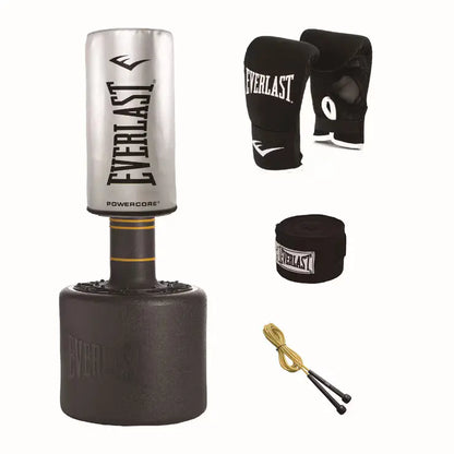 Everlast Powercore free standing punch bag kit for home boxing. - 1