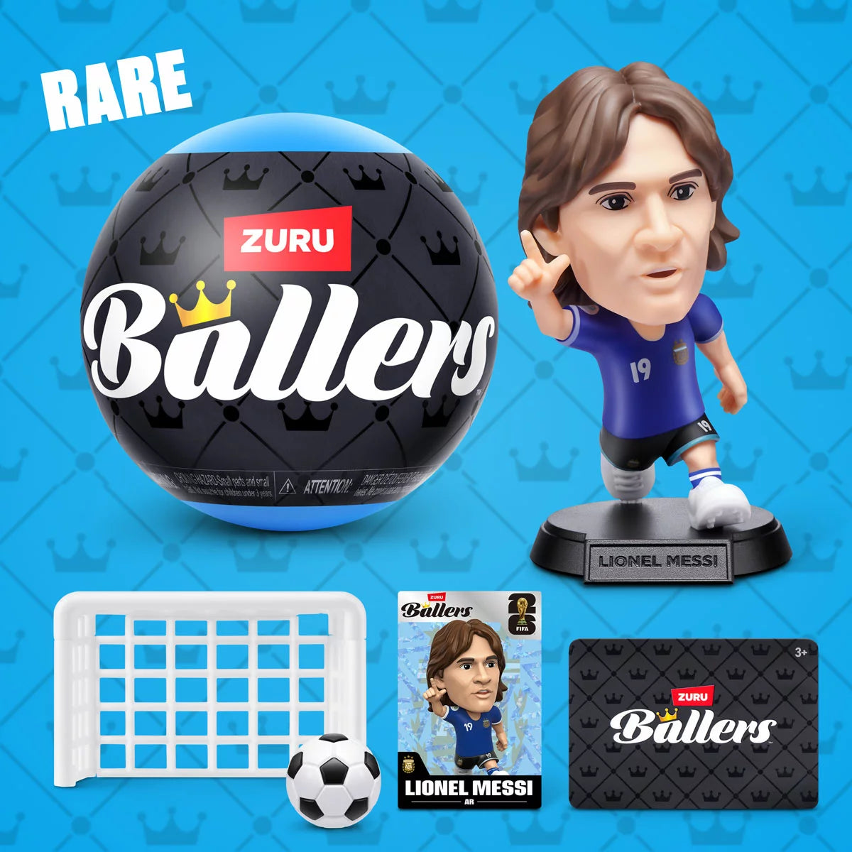 FIFA WORLD CUP 2026 Ballers 4 Pack by ZURU collectible football toy figures for children aged 3 and above/5
