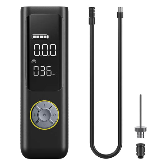 Fanttik S100 APEX portable air pump tyre inflator with digital display and power bank
