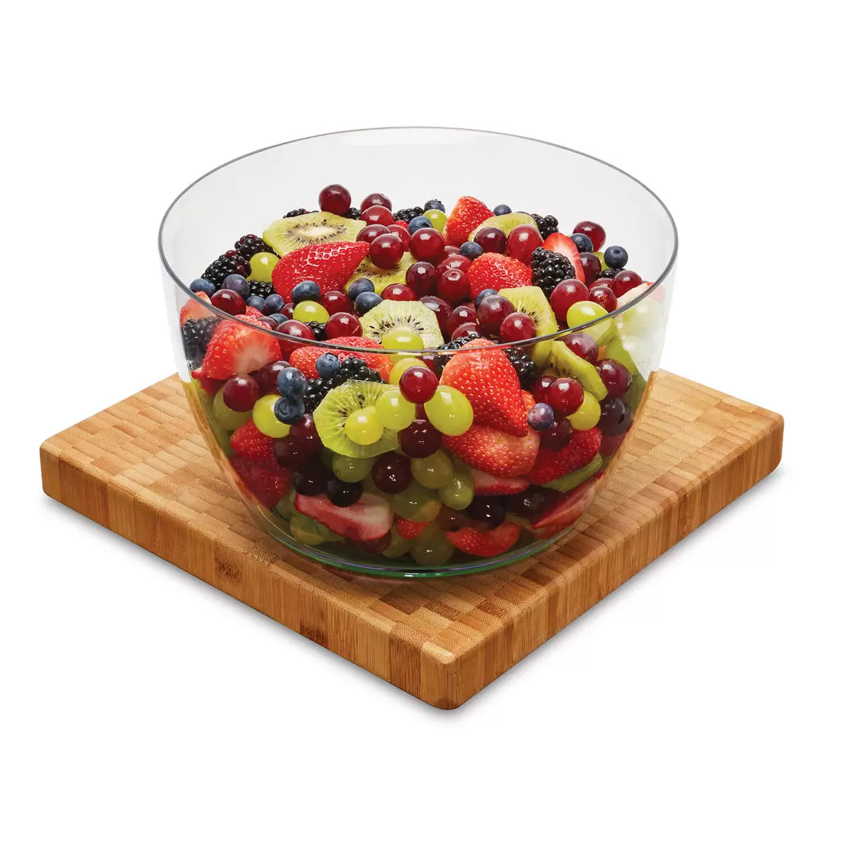 Farberware Pro Pump Salad Spinner showing the one-handed pump mechanism and 6.3L bowl.