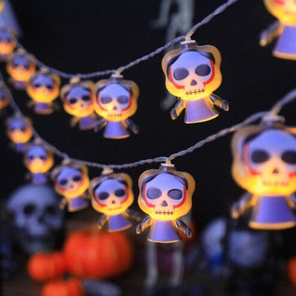 (A) 9.84 ft 20 LEDs Halloween Lights Party Decor