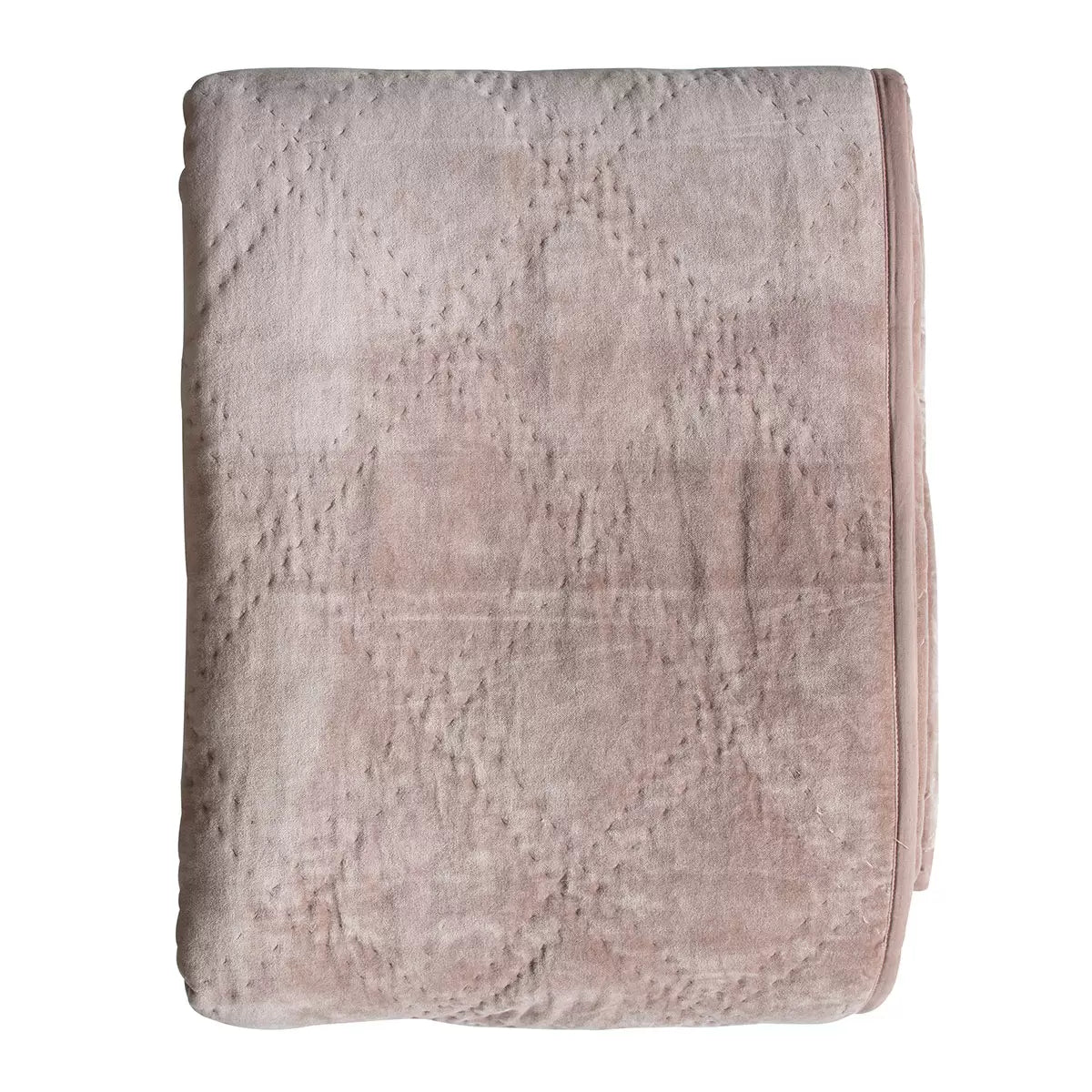 Oversized Gallery quilted cotton velvet bedspread in charcoal grey styled beautifully across a modern king size bed
