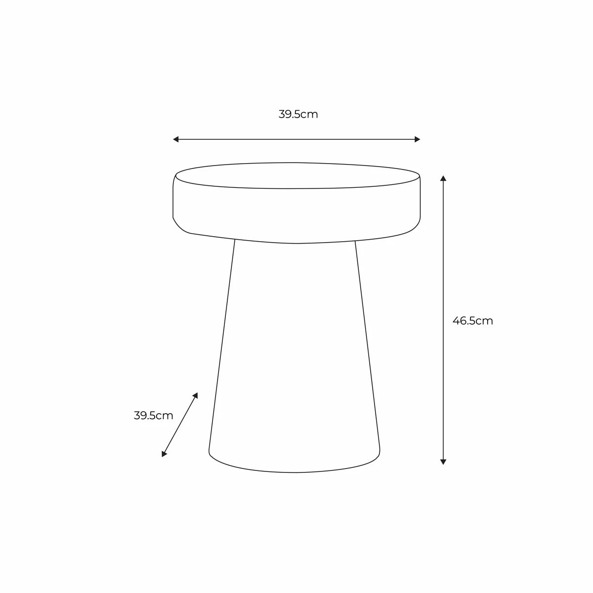 Gallery Murano White Glass Side Table with elegant white glass finish for modern living room décor