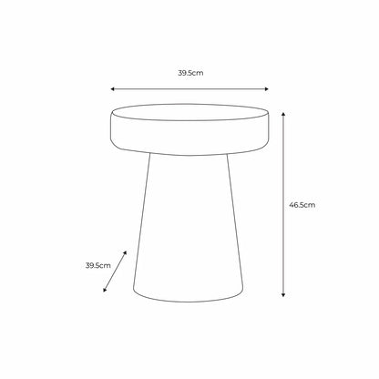 Gallery Murano White Glass Side Table with elegant white glass finish for modern living room décor