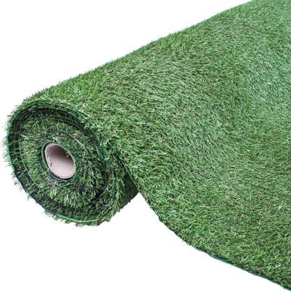 Enjoy a realistic, low-maintenance lawn all year round. 30mm density pile, UV resistant dark green artificial grass suitable for pets. - 1