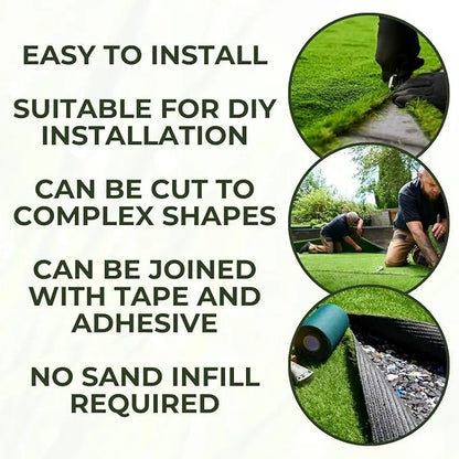 30mm artificial grass roll for garden play areas pets - 2