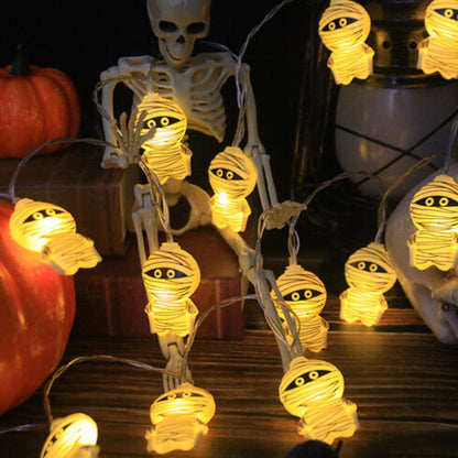 (A) 9.84 ft 20 LEDs Halloween Lights Party Decor