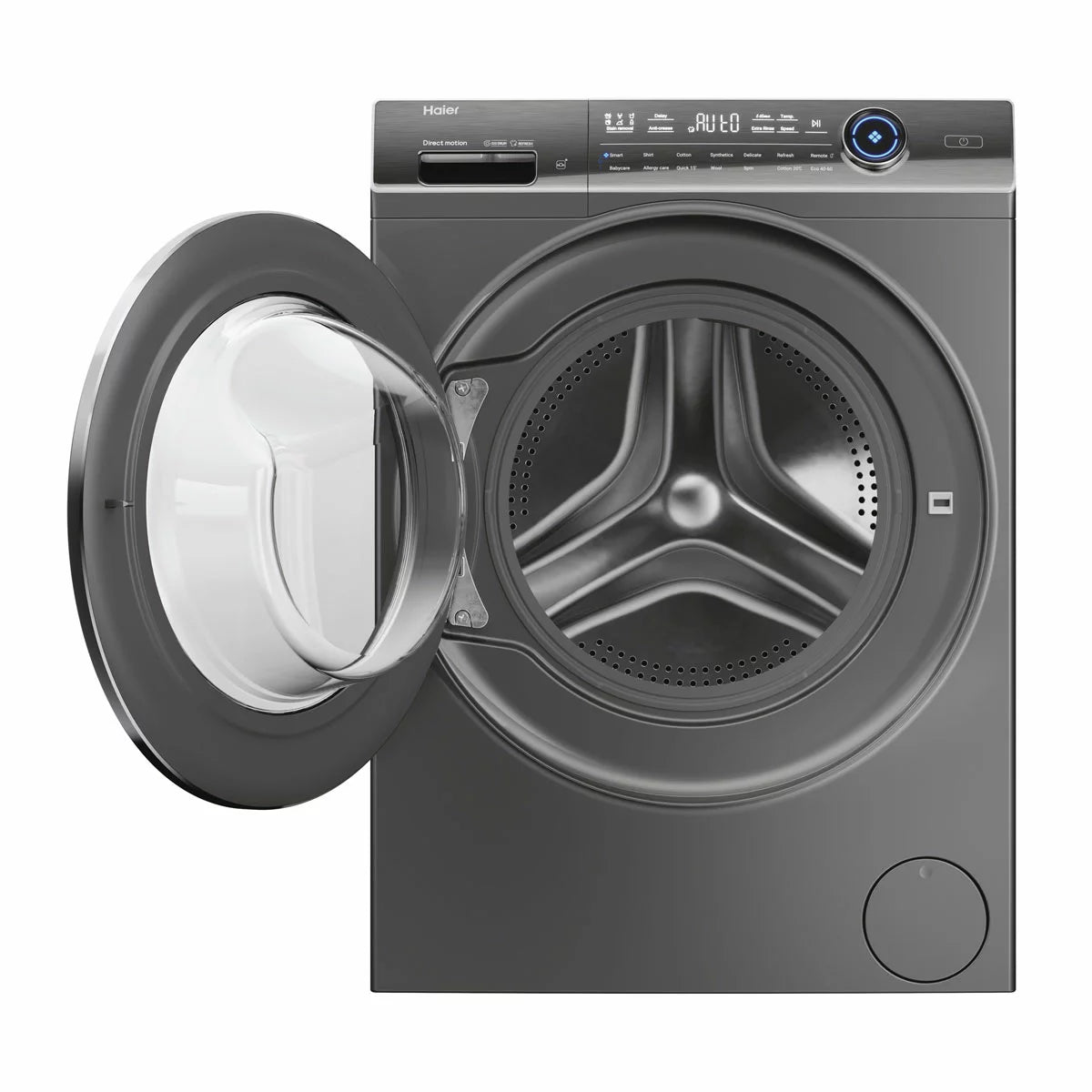 Haier I-Pro 7 Series HW100-B14979S8U1 10kg A Rated Graphite Washing Machine with large capacity and energy-efficient performance .