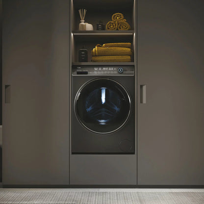 Haier I-Pro 7 Series HW100-B14979S8U1 10kg A Rated Graphite Washing Machine with large capacity and energy-efficient performance .