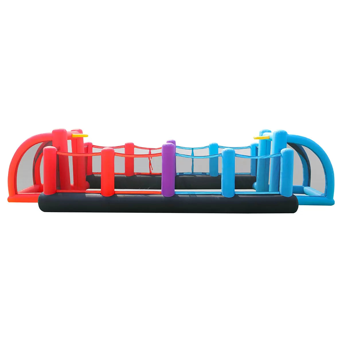 Happy Hop Inflatable Multi-Sport Arena for children aged 3+, featuring a spacious inflatable play area for sports games, outdoor activities, and family fun.