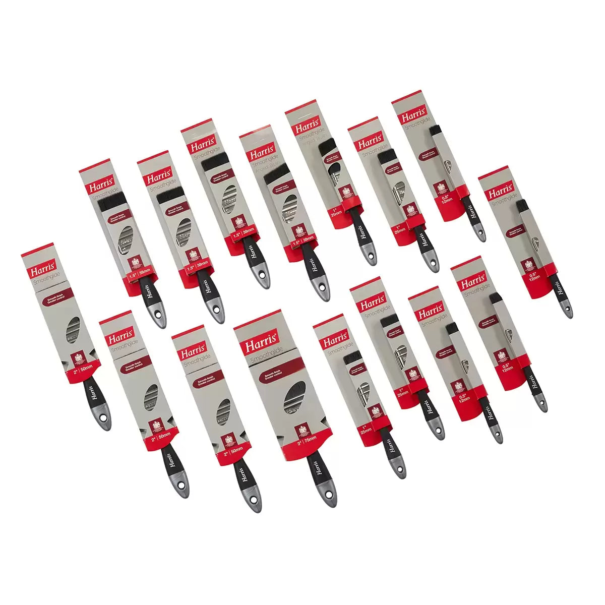 Harris Smoothglide 16 piece paint brush set for interior decorating - 2