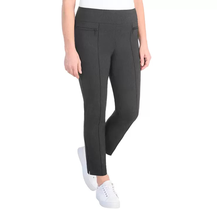 Hilary Radley Women's Pull On Pant with comfortable stretch fabric, pull-on waistband, and versatile straight-leg design.