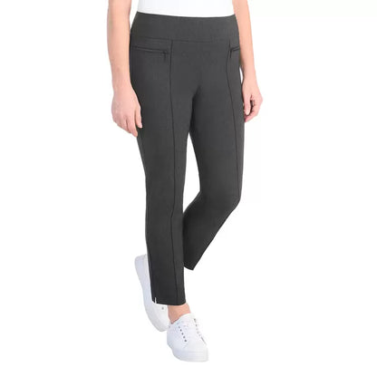 Hilary Radley Women's Pull On Pant with comfortable stretch fabric, pull-on waistband, and versatile straight-leg design.