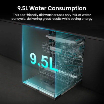Hisense HV673A60UK fully integrated Wi-Fi enabled dishwasher with smart controls and full-size dishwashing capacity .