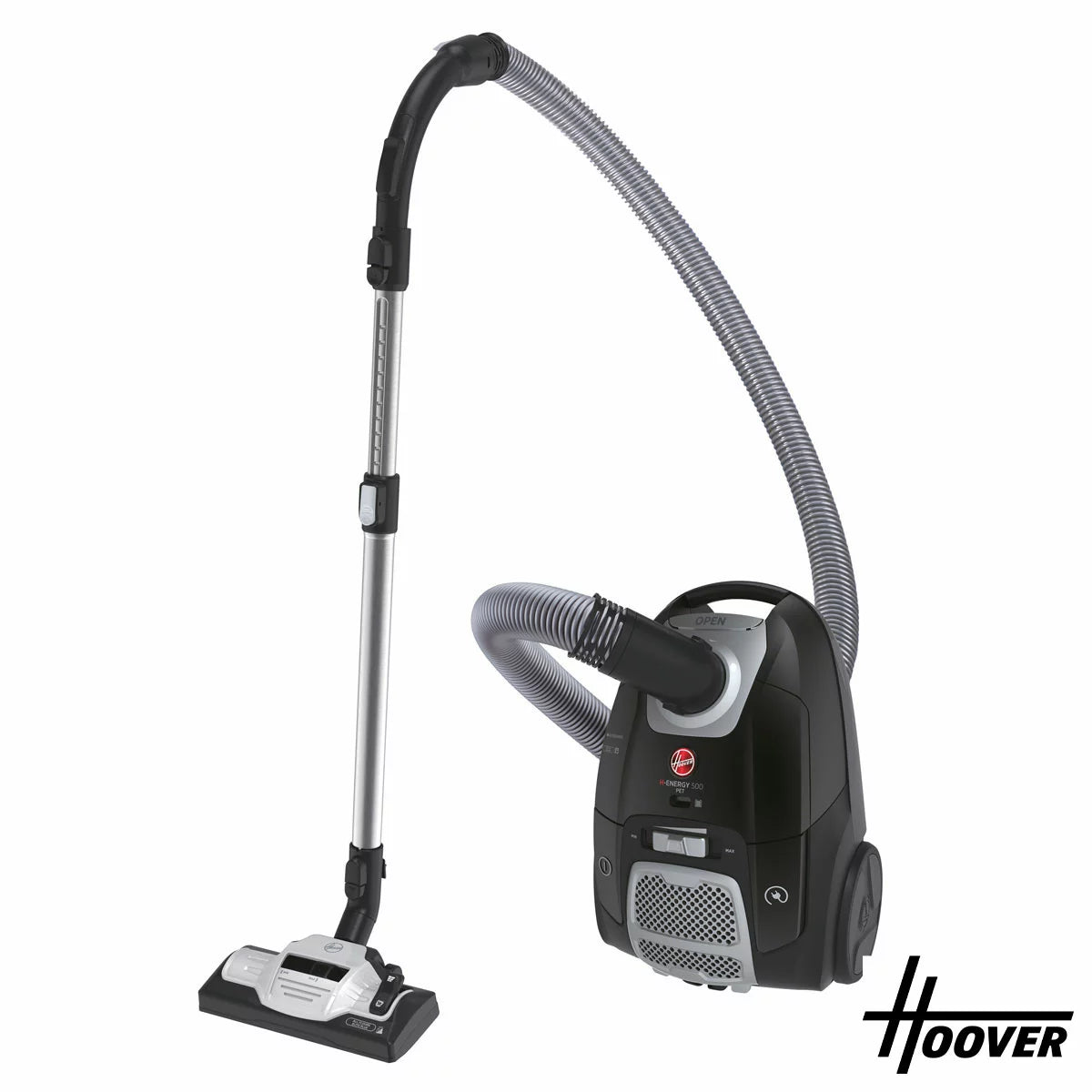 Hoover H-ENERGY 500 Cylinder Vacuum Cleaner HE520PET for pet hair and multi-surface home cleaning