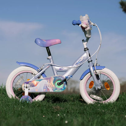 Huffy Disney Frozen Princess 14 inch girls bike stabilisers pink - 2