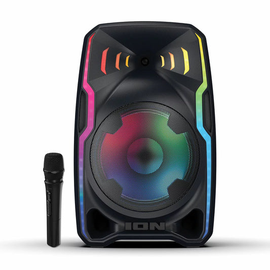 ION Audio Total PA Apex portable speaker with wireless microphone and dynamic party lights