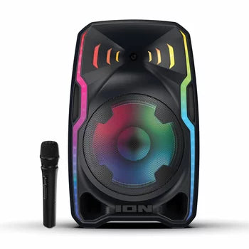 ION Audio Total PA Apex portable speaker with wireless microphone and dynamic LED lights