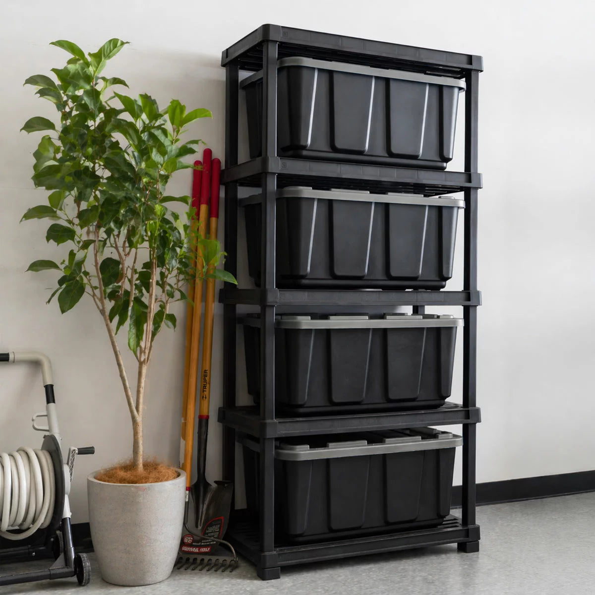 IRIS OHYAMA 5-tier heavy-duty utility storage rack for home garage and office organization