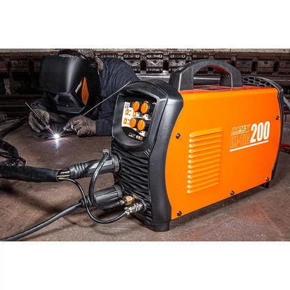Impax 200A inverter multi function welding machine IM-TIG200 used for professional metal fabrication and welding applications