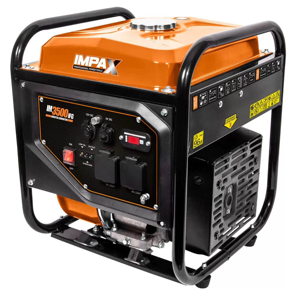 Impax 3500W inverter generator IM3500IFG providing clean portable power for home backup, camping, and outdoor applications