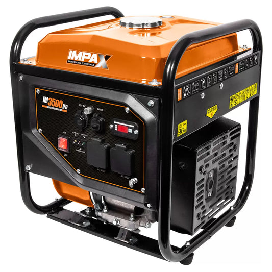 Impax 3500W inverter generator IM3500IFG providing clean portable power for home backup, camping, and outdoor applications