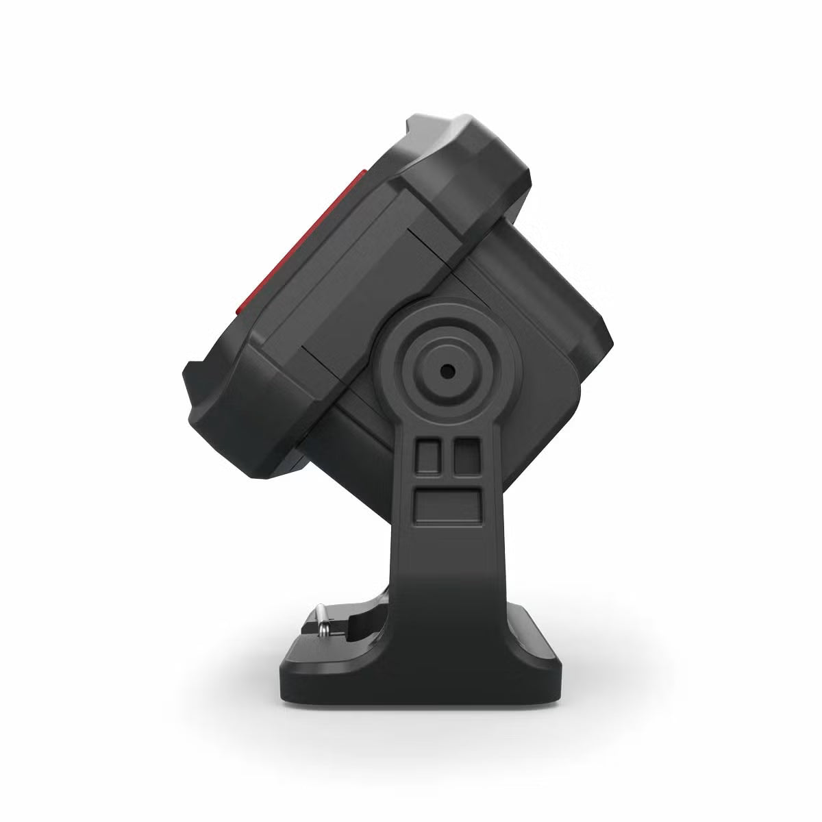 Three compact black and orange Infinity X1 rechargeable work lights displayed showing the 180-degree magnetic base, rear USB-C ports, and hanging clip.