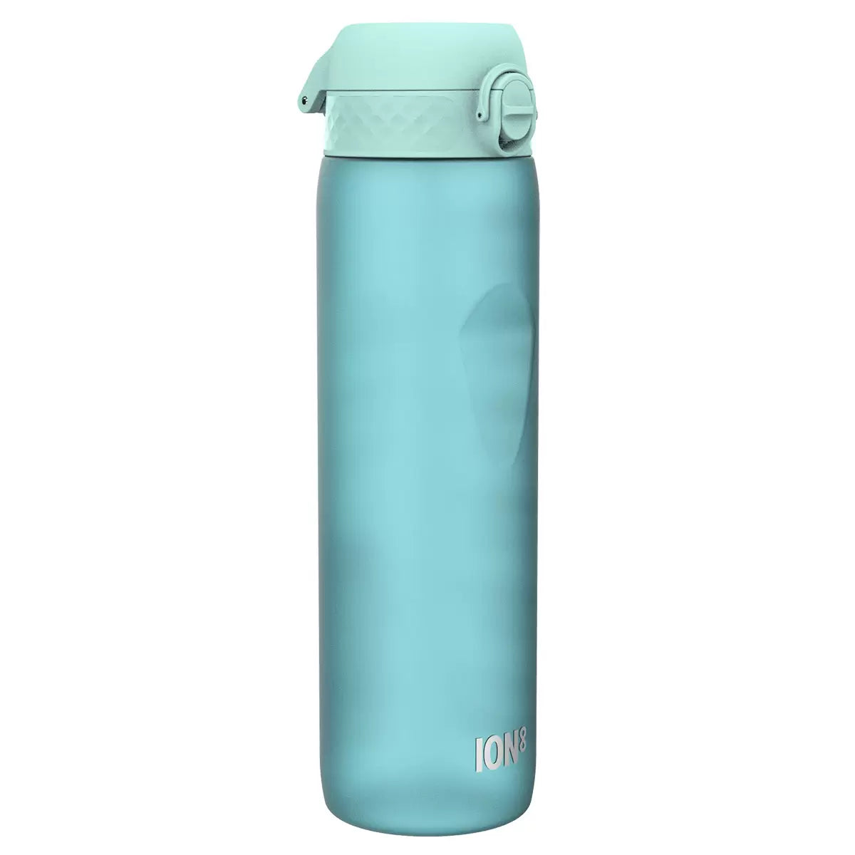 Trio of Ion8 Recyclon™ 1L Motivator bottles in Sonic Blue, Camouflage, and Blue & Pink colors.