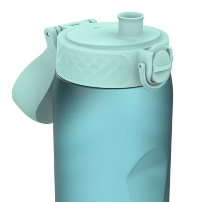 Trio of Ion8 Recyclon™ 1L Motivator bottles in Sonic Blue, Camouflage, and Blue & Pink colors.