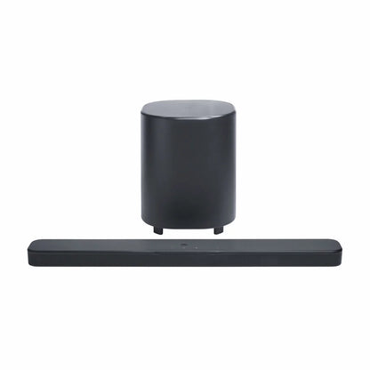 JBL BAR 500MK2 soundbar system with Dolby Atmos and wireless subwoofer delivering immersive cinematic surround sound for home theater 5.1 channel