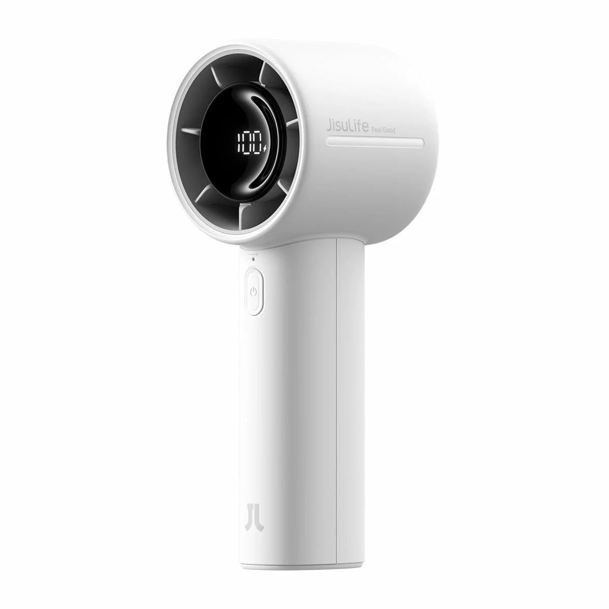 JisuLife Life10 S handheld fan in grey color featuring a sleek, ergonomic design and powerful fan blades.